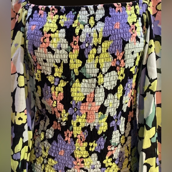 NWT FREE PEOPLE ARIANA PRINTED TOP. SIZE MEDIUM - Picture 6 of 16